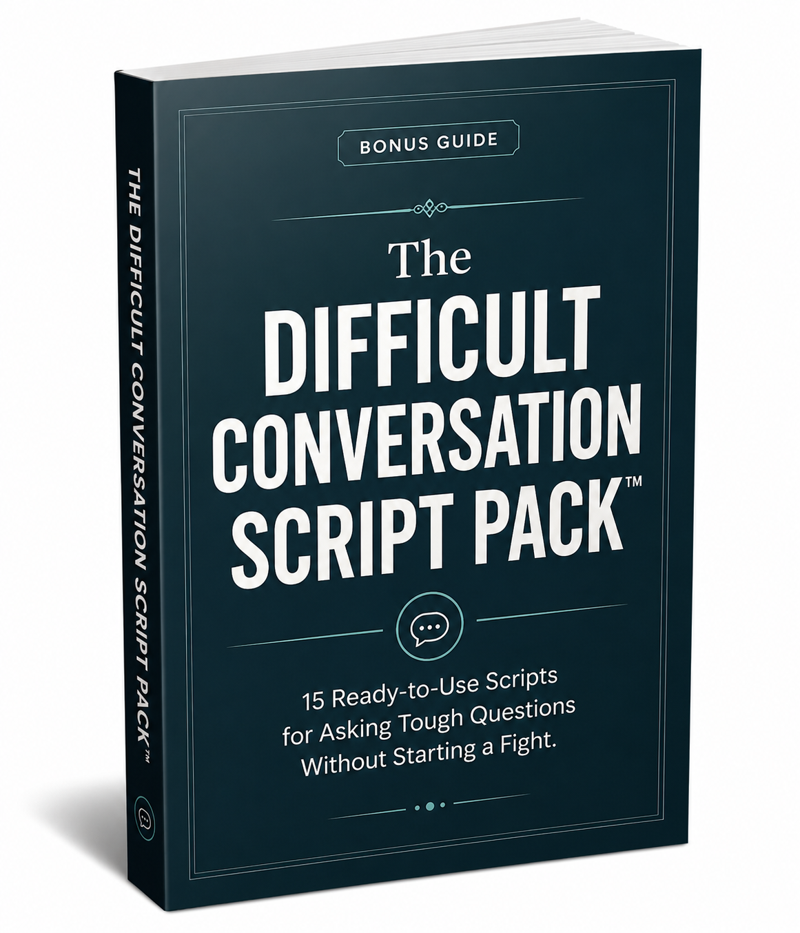 The Difficult Conversation Script Pack Bonus Cover